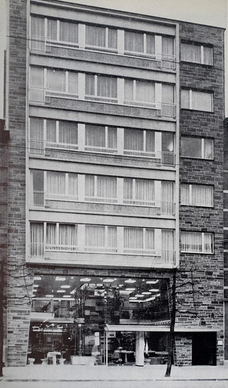 Boulevard Émile Bockstael 16-18, Laeken (<i>La Maison</i>, 1, 1963, p. 25)