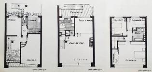 Sergeant Sorensenstraat 54, Ganshoren, grondplannen (<i>La Maison</i>, 1, 1962, p. 25)