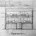 Van Overbekelaan 109, Ganshoren, opstand voorgevel, GAG/DS