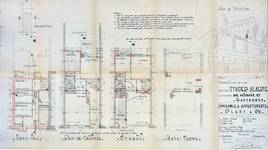 Rue Heideken 27, Ganshoren, plans terriers, ACG/Urb.