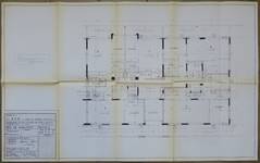 Avenue du Forum 19-25, Laeken, plan du rez-de-chaussée, AVB/TP 84826 (1972)