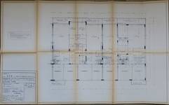 Forumlaan 19-25, Laken, grondplan type verdieping, SAB/OW 84826 (1972)