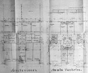 Avenue Van Overbeke 109, Ganshoren, plan du rez-de-chaussée et des premiers étages, ACG/Urb.