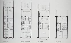 Avenue du Karreveld 39, Molenbeek-Saint-Jean, plans des niveaux inférieurs (<i>La Maison</i>, 6, 1966, p. 193)