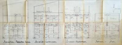 Avenue Van Overbeke 103, Ganshoren, plans terriers, ACG/Urb.