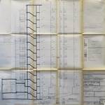 Renaissancelaan 21, Brussel Uitbreiding Oost, doorsnede en sanitair schema, SAB/OW 86131 (1973)