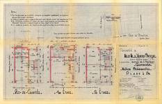 Rue Richard Braibant 10, Ganshoren, plans terriers, ACG/Urb.