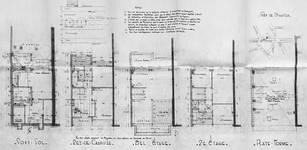 Avenue Van Overbeke 48, Ganshoren, plans terriers, ACG/Urb.