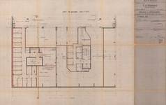 Renaissancelaan 12-16, Brussel Uitbreiding Oost, grondplan tweede kelder, SAB/OW 80628 (1969)