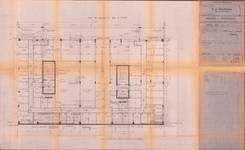 Renaissancelaan 12-16, Brussel Uitbreiding Oost, grondplan kelder, SAB/OW 80628 (1969)