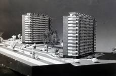 Avenue de l'Exposition 456-462 et 448-454, Jette, maquette, ACJ/Urb.