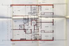 Rue des Fabriques 17, Bruxelles, plans du quatrième étage, AVB/TP 81940 (1963)