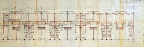 Wereldtentoonstellingslaan 52 tot 60, Ganshoren, grondplan verdiepingen, GAG/DS