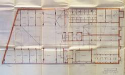 Emile Demotlaan 8-9, Brussel Uitbreiding Zuid, grondplan onderbouw, SAB/OW 87831 (1963)