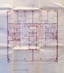 Avenue Émile De Mot 8-9, Bruxelles Extension Sud, plan des deuxième à septième étages, AVB/TP 87831 (1963)