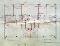 Livornostraat 66, Brussel Uitbreiding Zuid, grondplan verdiepingen, SAB/OW 81497 (1962-1963)