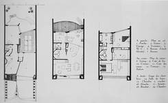 Avenue de Villegas 25, Ganshoren, plans terriers (<i>La Maison</i>, 12, 1963, p. 391)