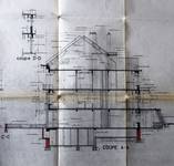 Avenue de Villegas 29, Ganshoren, coupe (archives des propriétaires)