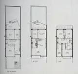 Avenue de Villegas 29, Ganshoren, plans terriers (<i>La Maison</i>, 6, 1966, p. 191)