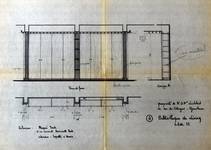 Avenue de Villegas 29, Ganshoren, bibliothèque du living (archives des propriétaires)