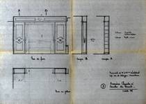 Avenue de Villegas 29, Ganshoren, armoires de la chambre à coucher des parents (archives des propriétaires)