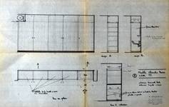 Avenue de Villegas 29, Ganshoren, meuble de la chambre noire (archives des propriétaires)