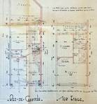 Rue Albert Lacroix 6, Ganshoren, plan des rez-de-chaussée et premier étage, ACG/Urb.